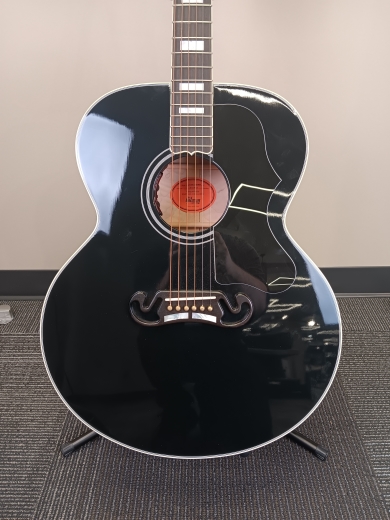 Store Special Product - Gibson Custom Shop - SJ-200 Custom Acoustic/Electric Guitar - Ebony
