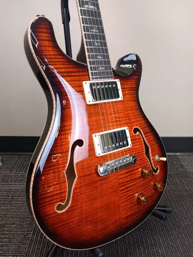 PRS Guitars SE Hollowbody II Piezo - Orange Tiger Smokeburst 2