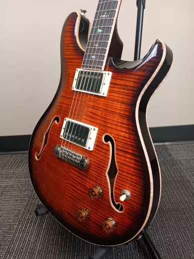 PRS Guitars SE Hollowbody II Piezo - Orange Tiger Smokeburst 2