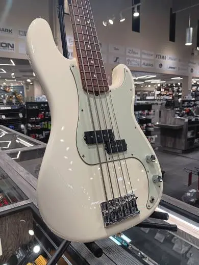 Fender - American Professional Precision Bass V Rosewood Fingerboard - Olympic White 2