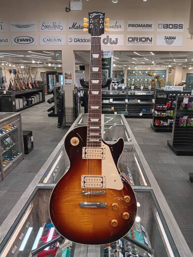 Store Special Product - Gibson - Les Paul Standard 50s Double Trouble Electric Guitar with Hardshell Case - Vintage Tobacco Burst