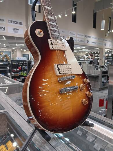 Store Special Product - Gibson - Les Paul Standard 50s Double Trouble Electric Guitar with Hardshell Case - Vintage Tobacco Burst