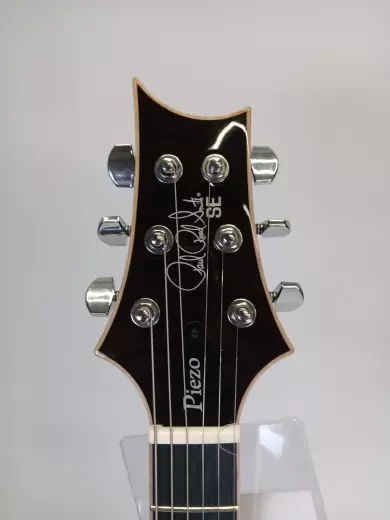 PRS Guitars - SE Hollowbody II Piezo with Case - Orange Tiger Smokeburst 7