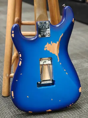 EVH Limited Edition Frankenstein Relic Series, Maple Fingerboard - Blueburst 2
