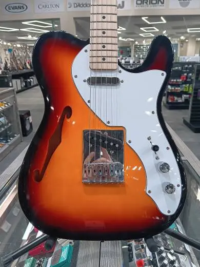 Squier - Affinity Series Telecaster Thinline, Maple Fingerboard - 3-Color Sunburst 2