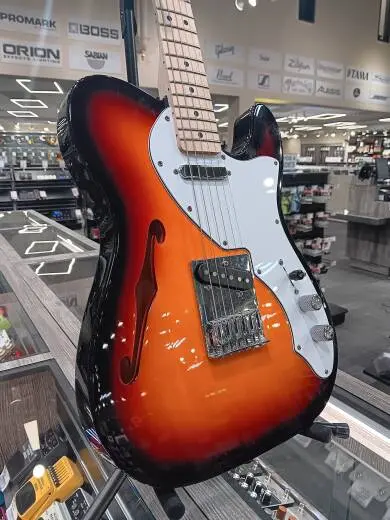 Squier - Affinity Series Telecaster Thinline, Maple Fingerboard - 3-Color Sunburst 2