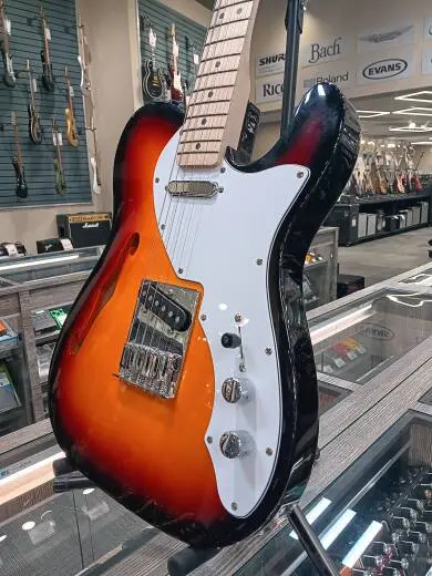 Squier - Affinity Series Telecaster Thinline, Maple Fingerboard - 3-Color Sunburst 2