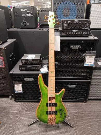 Ibanez - SR Premium 5-String Electric Bass w/Bag - Emerald Green Low Gloss