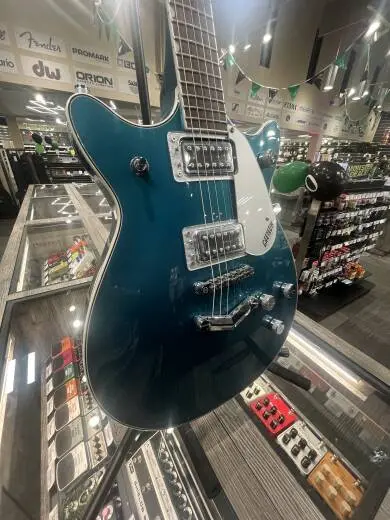 Gretsch Guitars - G5222 Electromatic Double Jet BT with V-Stoptail, Laurel Fingerboard - Ocean Turquoise 2