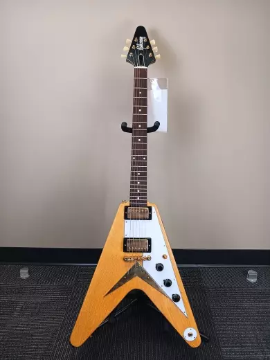 Gibson Custom Shop - 1958 Korina Flying V - White Pickguard