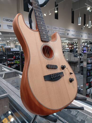 Fender Acoustasonic Stratocaster, Ebony Fingerboard - Natural