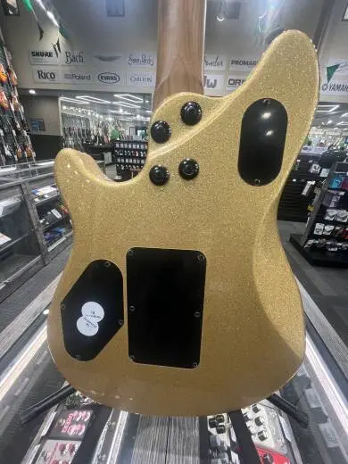 EVH Wolfgang WG Standard, Baked Maple Fingerboard - Gold Sparkle 2