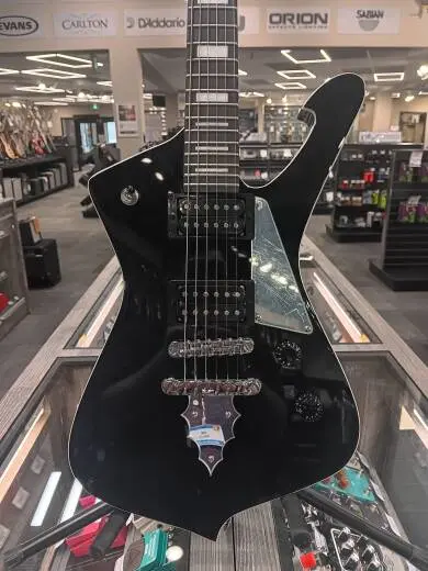 Ibanez - PSM10 Paul Stanley Signature MiKro Electric Guitar - Black 2