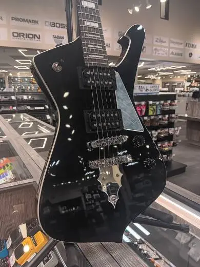 Ibanez - PSM10 Paul Stanley Signature MiKro Electric Guitar - Black 2