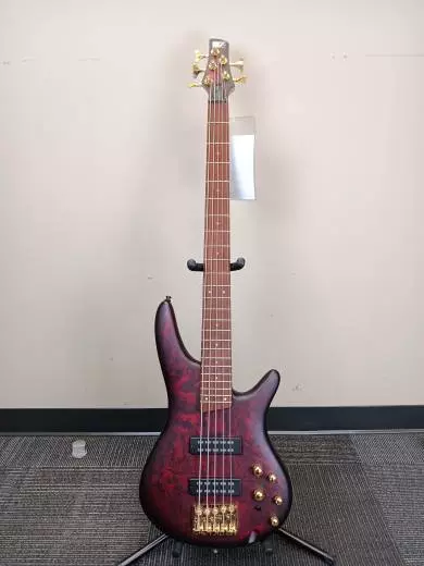 Ibanez - SR Standard 5-String Bass - Wine Red Frozen Matte