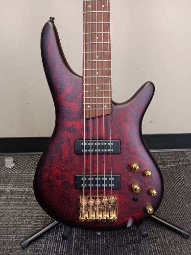 Ibanez - SR Standard 5-String Bass - Wine Red Frozen Matte 2
