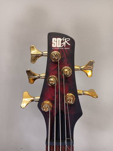 Ibanez - SR Standard 5-String Bass - Wine Red Frozen Matte 2