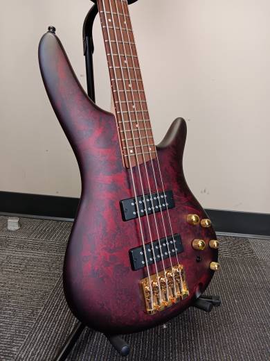 Ibanez - SR Standard 5-String Bass - Wine Red Frozen Matte 2