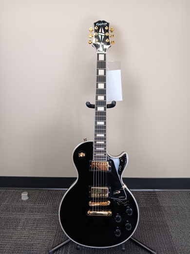 Epiphone Les Paul Custom Electric Guitar - Ebony | Long & McQuade
