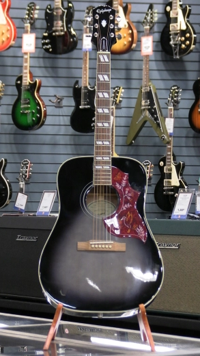 Epiphone - Hummingbird Trans Ebony