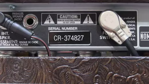 Fender 65 Deluxe Reverb Western CB 2