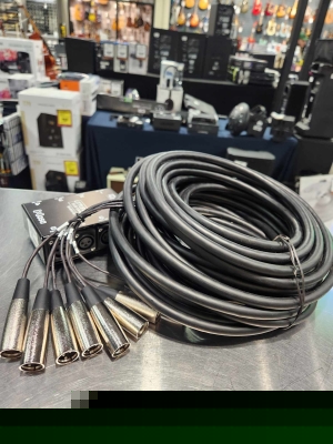 Hosa - 8CH XLR BOX SNAKE W/ NO RETURNS - 50FT