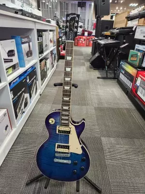 GIBSON LP TRAD PRO V AAA BLUEBERRY BURST 3