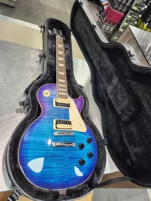 GIBSON LP TRAD PRO V AAA BLUEBERRY BURST 4