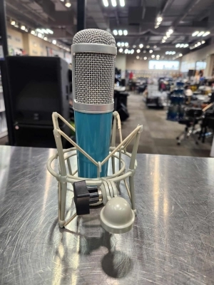 3U AUDIO CM1 TEAL MICROPHONE 2