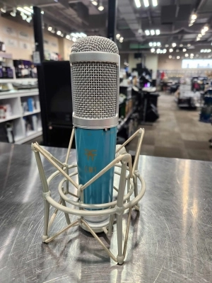 3U AUDIO CM1 TEAL MICROPHONE