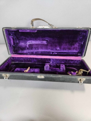 Holton Silver Vintage Trumpet w Case 3