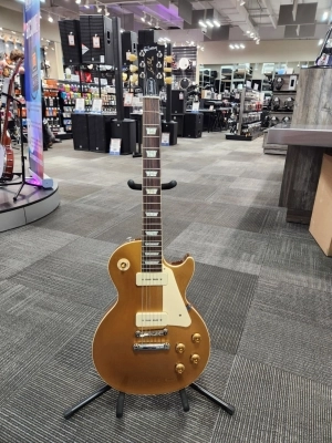 Gibson - LP STANDARD 50S P90 PLAIN GOLD TOP W/C