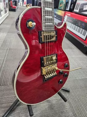 Epiphone - ALEX LIFESON LP AXCESS QMT RUBY RED