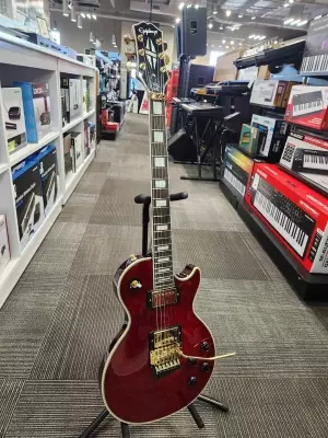 Epiphone - ALEX LIFESON LP AXCESS QMT RUBY RED 2