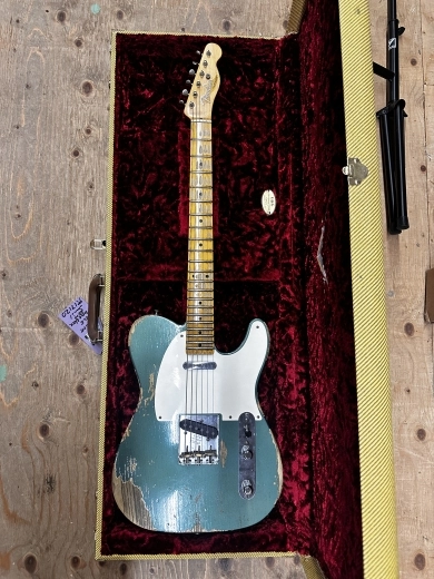 Fender Custom Shop 1965 Telecaster Custom Heavy Relic, Quartersawn Maple Neck, Aged Sherwood Green Metallic