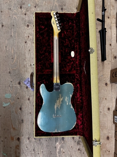 Fender Custom Shop 1965 Telecaster Custom Heavy Relic, Quartersawn Maple Neck, Aged Sherwood Green Metallic 4