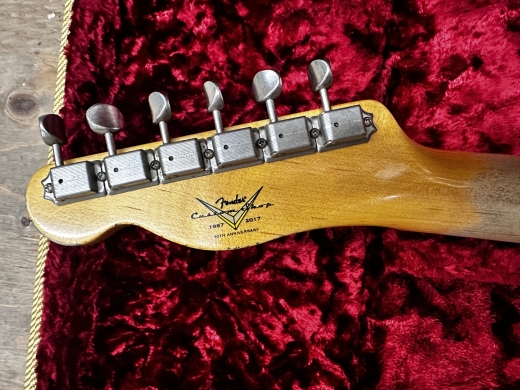 Fender Custom Shop 1965 Telecaster Custom Heavy Relic, Quartersawn Maple Neck, Aged Sherwood Green Metallic 6