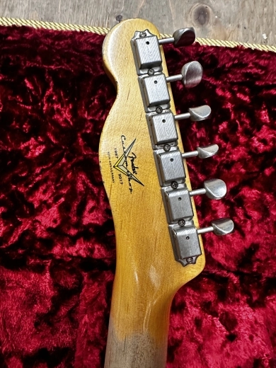 Fender Custom Shop 1965 Telecaster Custom Heavy Relic, Quartersawn Maple Neck, Aged Sherwood Green Metallic 6