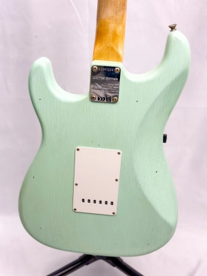 Fender Custom Shop Limited Edition '60 Strat Journeyman Relic, AAA Rosewood Fingerboard - Faded Aged Surf Green - 923-1012-578 7