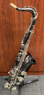 Black Pearl Tenor Sax w/ Silver Keywork