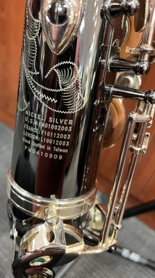 Black Pearl Tenor Sax w/ Silver Keywork 3