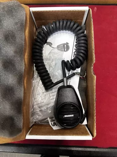 SHURE OMNI PUSH-TO-TALK MICROPHONE, LOW Z