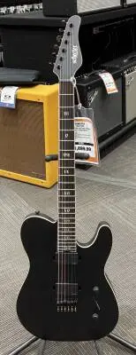 Schecter - PT SLS Elite Evil Twin Electric Guitar - Satin Black