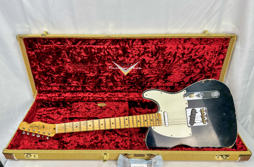 Fender Custom Shop '59 Telecaster Custom Relic, Maple Neck - Aged Black - 923-5001-565