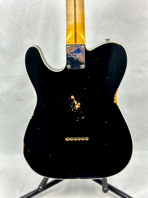 Fender Custom Shop '59 Telecaster Custom Relic, Maple Neck - Aged Black - 923-5001-565 6