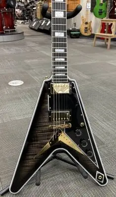 Gibson Custom Shop - FLYING V CUSTOM FIGURED VOS COBRA BURST 2