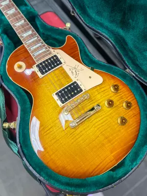 1995 Gibson Jimmy Page Signature Les Paul Electric Guitar Figured Honey Burst