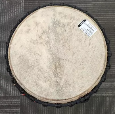 African Drum S Partial Carved Bottom 10x19 2
