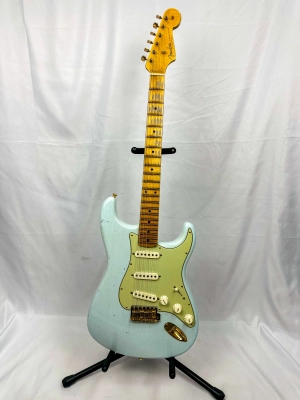 Fender Custom Shop Limited Edition '62 Bone Tone Stratocaster Journeyman Relic - Super Faded Aged Sonic Blue - 923-1012-777 2
