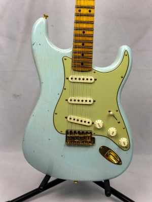 Fender Custom Shop Limited Edition '62 Bone Tone Stratocaster Journeyman Relic - Super Faded Aged Sonic Blue - 923-1012-777 3